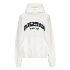 Sudadera con capucha redonda Back Flip Oversized «White Black» 761458TPVG19040