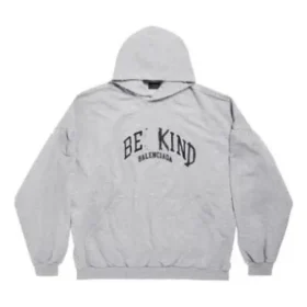 Sudadera con capucha redonda Be Kind, corte oversize «Gris» 761458TPVD61167
