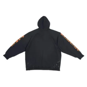 Sudadera con capucha SBalenciaga Metallica de corte oversize «Black Orange» 697879TMV891055 Sudadera con capucha SBalenciaga Metallica de corte oversize «Black Orange» 697879TMV891055