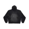 Sudadera con capucha sin bolsillos Paris Moon Oversized «Black Faded» 744462TOVE31055