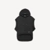 Sudadera con capucha sin mangas «Bodies» para hombre, corte regular, en negro