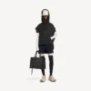 Sudadera con capucha sin mangas «Bodies» para hombre, corte regular, en negro