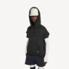 Sudadera con capucha sin mangas «Bodies» para hombre, corte regular, en negro