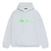Sudadera con capucha Slime de corte amplio «Gris verdoso» 674986TLVF21203