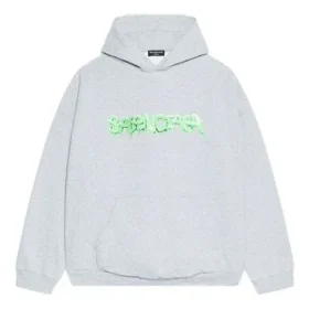 Sudadera con capucha Slime de corte amplio «Gris verdoso» 674986TLVF21203 Sudadera con capucha Slime de corte amplio «Gris verdoso» 674986TLVF21203