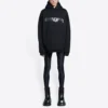Sudadera con capucha Slime de corte ancho «Negro» 674986TLVF21069