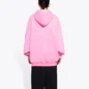 Sudadera con capucha Sponsor rosa y roja 578135TJVE15764