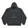 Sudadera con capucha «The Capital Of Fashion», corte ancho «Black Faded» 803265TRVN41048