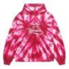 Sudadera con capucha Tie-Dye para San Valentín, corte amplio «Rojo» 675003TLVI86802