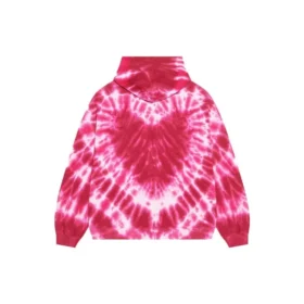 Sudadera con capucha Tie-Dye para San Valentín, corte amplio «Rojo» 675003TLVI86802 Sudadera con capucha Tie-Dye para San Valentín, corte amplio «Rojo» 675003TLVI86802