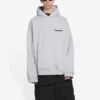 Sudadera con capucha Turn de corte amplio «Heather Grey Black» 674986TLVB41167