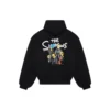 Sudadera con capucha y acolchado Balenciaga x Los Simpson «Negro» 657115TLVG71000