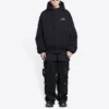 Sudadera con capucha y acolchado Balenciaga x Los Simpson «Negro» 657115TLVG71000