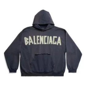 Sudadera con capucha y bolsillos rasgados Tape Type oversize «Azul marino» 744441TOVB14140 Sudadera con capucha y bolsillos rasgados Tape Type oversize «Azul marino» 744441TOVB14140