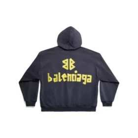 Sudadera con capucha y bolsillos rasgados Tape Type oversize «Azul marino» 744441TOVB14140 Sudadera con capucha y bolsillos rasgados Tape Type oversize «Azul marino» 744441TOVB14140