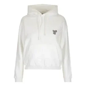 Sudadera con capucha y bordado de koala, blanca 612959TIVD29000