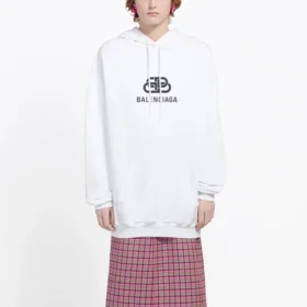 Sudadera con capucha y cordón, color blanco 570792TEV199044