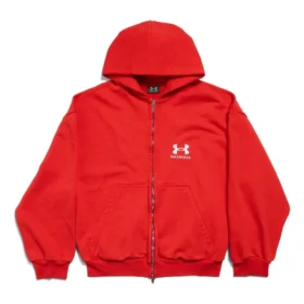 Sudadera con capucha y cremallera Balenciaga x Under Armour «Red White» 803264TRVB86540