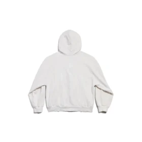 Sudadera con capucha y cremallera completa Champs-Élysées, corte regular «Blanco» 803264TRVM99016