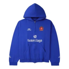 Sudadera con capucha y cremallera con logotipo «Azul» 744457TSVG94011 Sudadera con capucha y cremallera con logotipo «Azul» 744457TSVG94011