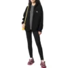 Sudadera con capucha y cremallera con logotipo bordado «Negro» 674719TLVH81070