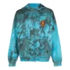 Sudadera con capucha y cremallera de estilo Skater, corte medio «Blue Sky» 744457TOVA84900