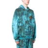 Sudadera con capucha y cremallera de estilo Skater, corte medio «Blue Sky» 744457TOVA84900