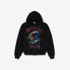 Sudadera con capucha y cremallera de estilo surfer vintage para hombre en negro Sudadera con capucha y cremallera de estilo surfer vintage para hombre en negro