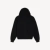 Sudadera con capucha y cremallera de estilo surfer vintage para hombre en negro Sudadera con capucha y cremallera de estilo surfer vintage para hombre en negro