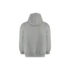 Sudadera con capucha y cremallera de jersey de algodón desgastado «Grey» 744454TOVV91241