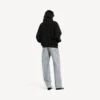 Sudadera con capucha y cremallera «Dream» para mujer en negro Sudadera con capucha y cremallera «Dream» para mujer en negro