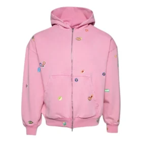 Sudadera con capucha y cremallera «Faded Dirty Pink» 803264TRVS59568 Sudadera con capucha y cremallera «Faded Dirty Pink» 803264TRVS59568