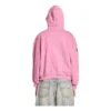 Sudadera con capucha y cremallera «Faded Dirty Pink» 803264TRVS59568