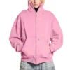 Sudadera con capucha y cremallera «Faded Dirty Pink» 803264TRVS59568
