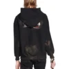 Sudadera con capucha y cremallera Gaffer, corte ajustado «Negro, blanco y rojo» 720424-TNVK5-1089