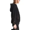 Sudadera con capucha y cremallera Gaffer, corte ajustado «Negro, blanco y rojo» 720424-TNVK5-1089