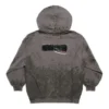 Sudadera con capucha y cremallera Gaffer Heavy Washed, corte ajustado «Gris» 720424TNVK51227