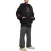 Sudadera con capucha y cremallera «Heavy Metal» «Negra» 744455TOVD81055