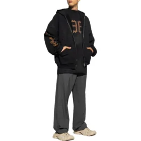 Sudadera con capucha y cremallera «Heavy Metal» «Negra» 744455TOVD81055 Sudadera con capucha y cremallera «Heavy Metal» «Negra» 744455TOVD81055