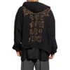 Sudadera con capucha y cremallera «Heavy Metal» «Negra» 744455TOVD81055