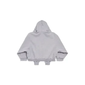 Sudadera con capucha y cremallera Incognito Boxy, corte amplio «Gris» 799463TQVX11300