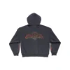Sudadera con capucha y cremallera Offshore, corte medio «Black Faded» 770939TPVM91568