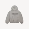 Sudadera con capucha y cremallera para hombre WFP de corte regular en gris Balenciaga