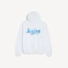 Sudadera con capucha y cremallera para mujer en blanco Sudadera con capucha y cremallera para mujer en blanco