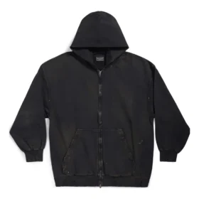 Sudadera con capucha y cremallera «Paris», corte ajustado «Black Faded» 744454TOVI41055 Sudadera con capucha y cremallera «Paris», corte ajustado «Black Faded» 744454TOVI41055