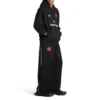 Sudadera con capucha y cremallera Paris Soccer, corte medio, «Negro y blanco» 744457TPVS61070