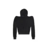 Sudadera con capucha y cremallera redondeada en el hombro «Black» 767880TNV611000