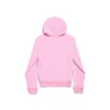 Sudadera con capucha y cremallera sin logotipo, corte ajustado «Light Pink White» 788243TQVK55708
