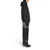 Sudadera con capucha y cremallera «Sticky Note», corte medio «Negro desgastado» 744457TOVD31055