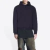 Sudadera con capucha y cremallera Tab Worn-Out «Negro» 697949TMVC21151